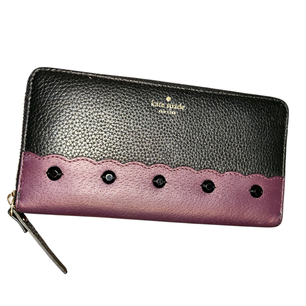 Kate Spade Black and Purple Wallet